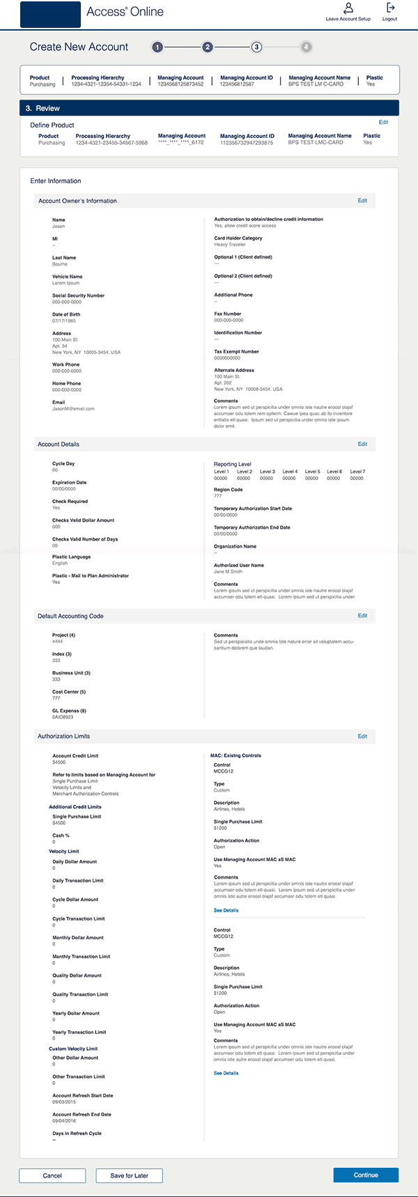 A wireframe I created using Axure depicting a desktop view.